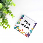 Personalised Teacher Desk Name Plate Teacher Gift Custom Leaving