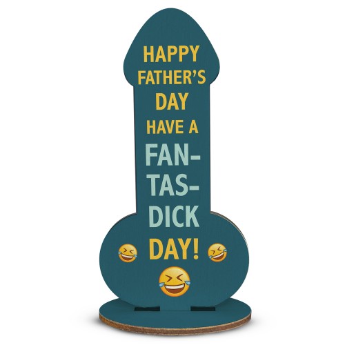 Funny Fathers Day Wood Plaque Joke Dad Gift Novelty Gift