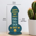 Funny Fathers Day Wood Plaque Joke Dad Gift Novelty Gift