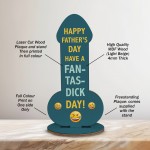 Funny Fathers Day Wood Plaque Joke Dad Gift Novelty Gift