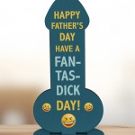 Funny Fathers Day Wood Plaque Joke Dad Gift Novelty Gift