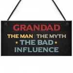 Grandad Gift Novelty Hanging Plaque Fathers Day Birthday Gifts