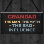 Grandad Gift Novelty Hanging Plaque Fathers Day Birthday Gifts