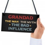 Grandad Gift Novelty Hanging Plaque Fathers Day Birthday Gifts