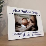 Daddy And Me Personalised Photo Frame 1st Fathers Day Gifts