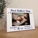 Daddy And Me Personalised Photo Frame 1st Fathers Day Gifts