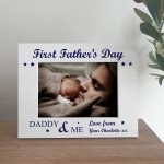 Daddy And Me Personalised Photo Frame 1st Fathers Day Gifts