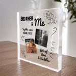 Brother Gifts For Birthday Christmas Personalised Photo Block