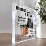 Brother Gifts For Birthday Christmas Personalised Photo Block