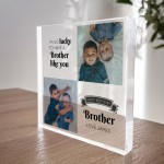 Personalised Brother Birthday Gifts Custom Acrylic Block