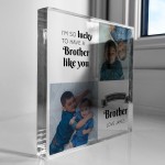 Personalised Brother Birthday Gifts Custom Acrylic Block