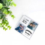 Personalised Brother Birthday Gifts Custom Acrylic Block