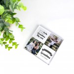 Personalised Grandma Birthday Gifts Acrylic Photo Block For Her