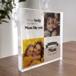 Personalised Mum Birthday Gifts Custom Acrylic Freestanding