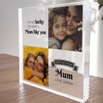 Personalised Mum Birthday Gifts Custom Acrylic Freestanding