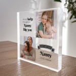 Personalised Nanny Birthday Gifts - Custom Acrylic Freestanding