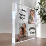 Personalised Nanny Birthday Gifts - Custom Acrylic Freestanding