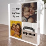 Personalised Step-Mum Birthday Gifts Custom Acrylic Freestanding