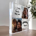 Personalised Uncle Birthday Gifts Custom Acrylic Freestanding