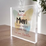 Mum Gifts For Birthday Christmas Personalised Acrylic Block