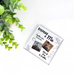 STEPDAD Gifts For Birthday Christmas Personalised Photo Block