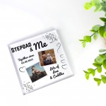 STEPDAD Gifts For Birthday Christmas Personalised Photo Block