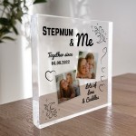 STEPMUM Gifts For Birthday Christmas Personalised Photo Block