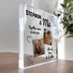 STEPMUM Gifts For Birthday Christmas Personalised Photo Block