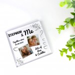 STEPMUM Gifts For Birthday Christmas Personalised Photo Block