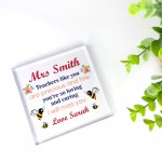 Personalised Teacher Gifts Precious And Few Acrylic Block