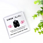 Best Man Thank You Gifts Personalised Acrylic Block Usher Gift