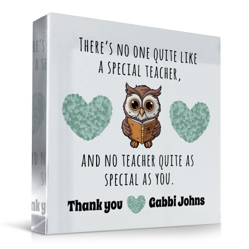 Teacher Thank You Gifts Personalised Teaching Assistant Gift