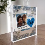 Dad Acrylic Plaque Gift for Dad Personalised Photo Plaque