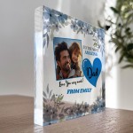 Dad Acrylic Plaque Gift for Dad Personalised Photo Plaque