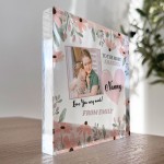 Nanny Acrylic Plaque Gifts for Nanny Personalised Photo Plaque