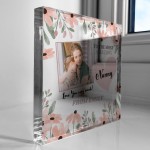 Nanny Acrylic Plaque Gifts for Nanny Personalised Photo Plaque