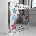 Novelty STEP MUM Gifts Personalised Plaque Step Mum Christmas