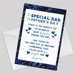 To A Special Dad On Fathers Day Card Fathers Day Cards Thank You