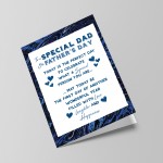 To A Special Dad On Fathers Day Card Fathers Day Cards Thank You