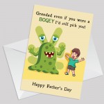 Funny Humour Grandad Card Fathers Day Card With Envelope Card