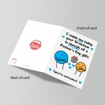 Funny Fathers Day Cards for Grandad Card from Grandson