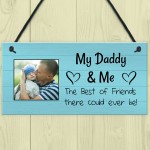 Personalised My Daddy And Me Plaque Gift For Daddy For Birthday