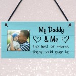 Personalised My Daddy And Me Plaque Gift For Daddy For Birthday