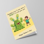 Funny Humour Step Dad Card Fathers Day Card With Envelope