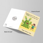 Funny Humour Step Dad Card Fathers Day Card With Envelope