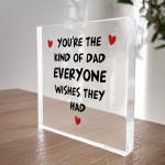 Daddy Gifts From Daughter Son Acrylic Plaque Presents Gift