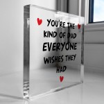 Daddy Gifts From Daughter Son Acrylic Plaque Presents Gift