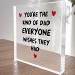 Daddy Gifts From Daughter Son Acrylic Plaque Presents Gift