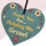 Thank You For Helping Me Grow Gift Teacher Teaching Assistant