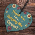 Thank You For Helping Me Grow Gift Teacher Teaching Assistant